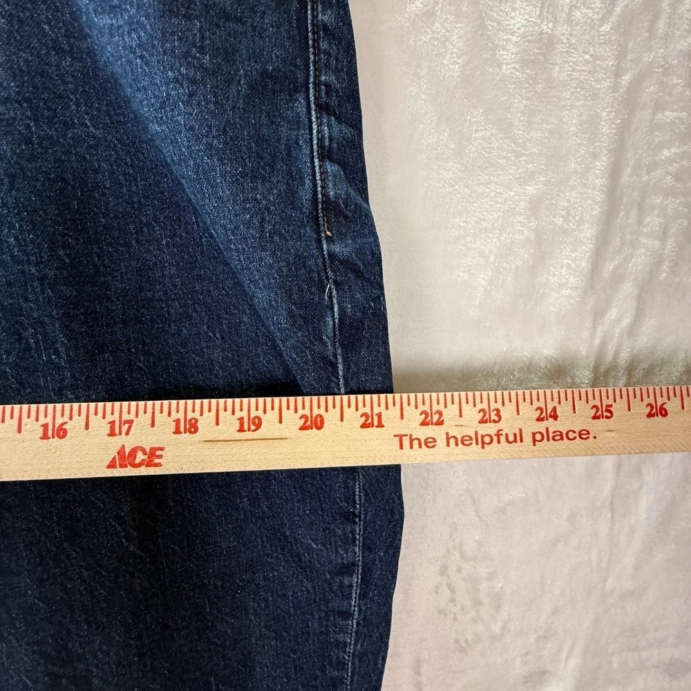 Abercrombie & Fitch Mid Rise Bootcut Jeans Womens 33 Short Dark Wash Stretch NWT - Picture 9 of 11